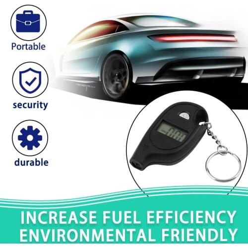 Mini Portable Keychain Tire Tyre Wheel Air Pressure Gauge Tester Digital LCD 2-150 PSI Procession Tool Tire Pressure Monitor