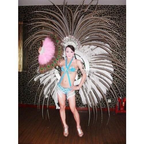 EMS Free Shipping 100-110cm 40-45 inches 100pcs Natural Color ringneck Lady Amherst pheasant tails pheasant feather