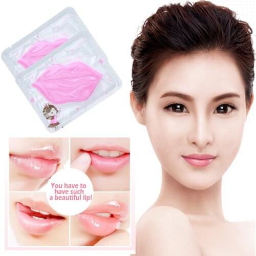 Lip Mask Crystal Lips Mask Patches Pads Lip Plumper Anti Wrinkle Moisturizing Lip Care Beauty Comsmetic