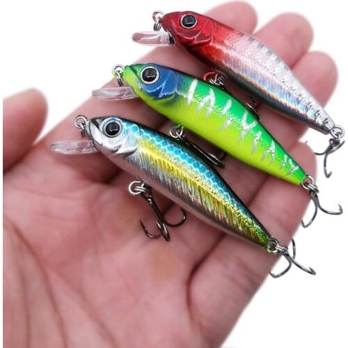 2020 New 55mm 4.8g Minnow Floating Crankbait Fishing Lure Artificial Hard Bass Fishing wobbler Japan Topwater Minnow Fish Lures