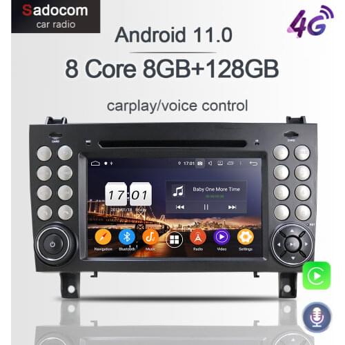 PX6 Android 10.0 car radio 4GB RAM 64G ROM 8 Core Car DVD Player For Benz SLK Class R171 SLK200/280/300/350/55 2004-2012 RADIO