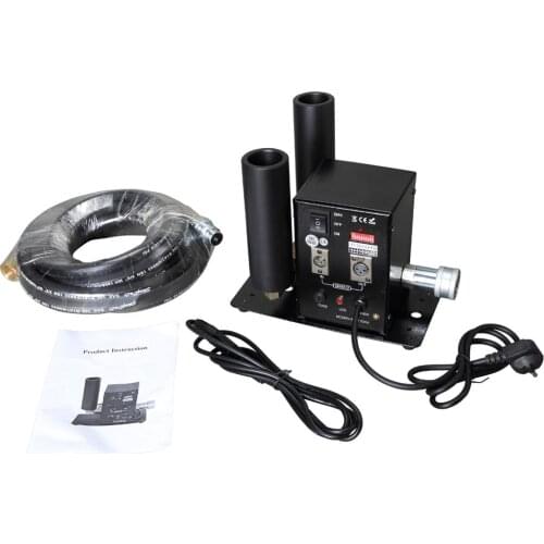 Wedding Event Double Head CO2 Jet Machine Stage Smoke Effect Machine 2 Pipe Co2 Cyro Fog Jet Cannon Machine Special Effect