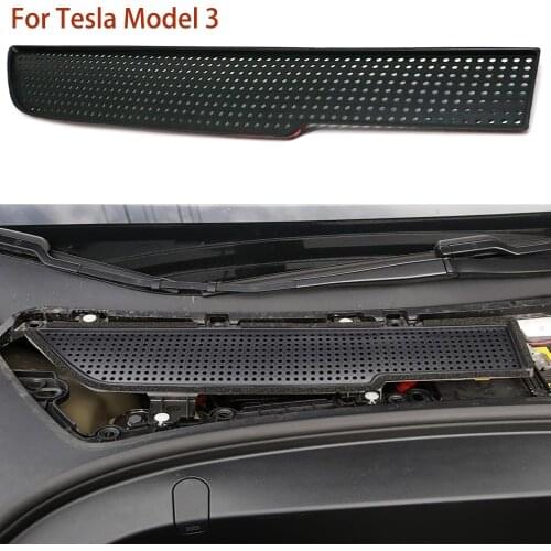 Air Intake Filter Air Flow Vent Protection Frame Cover For Tesla Model 3 2017-2019 Air Inlet Grille Cover