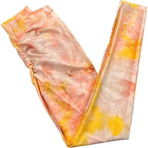 SALSPOR Rainbow Colors Pants For Women Push Up Leggings Digital Printing Jeggings Female Tie Dye Leggins Casual Workout Legging