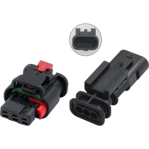 1-1703494-1 1488991-5 3Pin Car reversing radar / electric eye plug connector for Ford Land Rover Freelander Jaguar