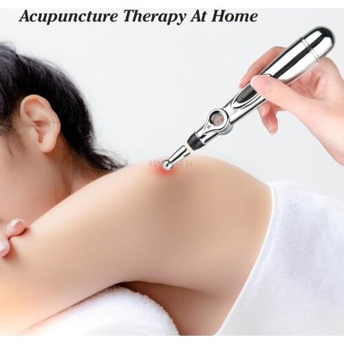 3 laser acupoint pens to dredge the meridian physiotherapy pen back acupuncture stick electronic health massager