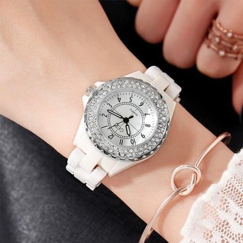 A ALK VISION Women's Watches With Rhinestones