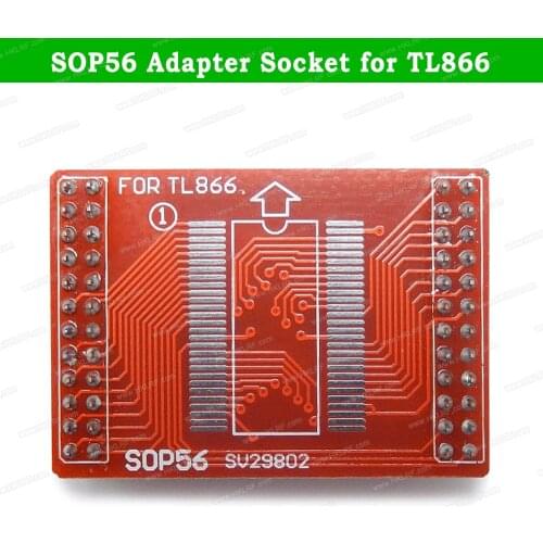 SOP56 Adapter Socket PSOP56 Adapter for TL866A TL886CS TL866II PLUS Programmer TSOP32 TSOP40 TSOP48 Adapter