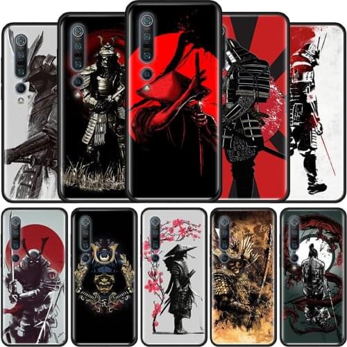 Japanese Samurai Case For Xiaomi Mi Note 10 Pro 5G 9T 9 SE 8 A2 Lite CC9 A3 Poco X2 F2 F1 Tpu Fall Phone Coque
