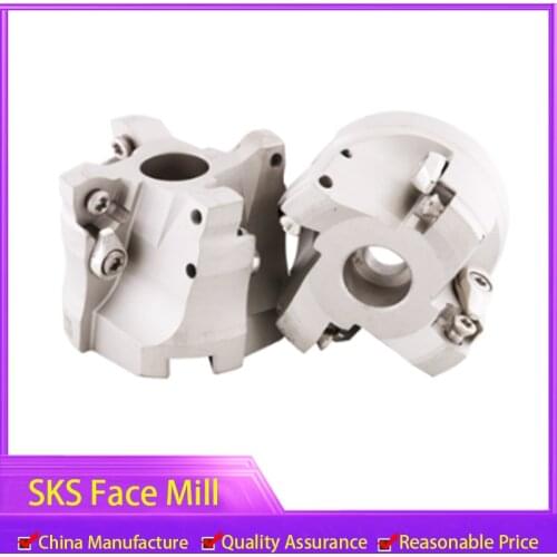 Fast feed SKS08 SK10 Roughing fast cutting surface milling cutter WDMW080520 R3 round nose CNC cutter face mill