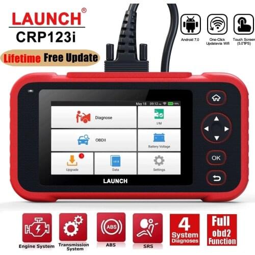 LAUNCH CRP123i Obd2 Automotive Scanner 4 System Professional Coder Reader Engine ABS SAS Airbag ODB OBD 2 Car Diagnostic Tool