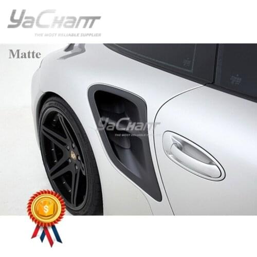 Matte / Glossy Dry Carbon Fiber Rear Fender Side Vent Fit For 2005-2012 911 997 Turbo Side Air Duct
