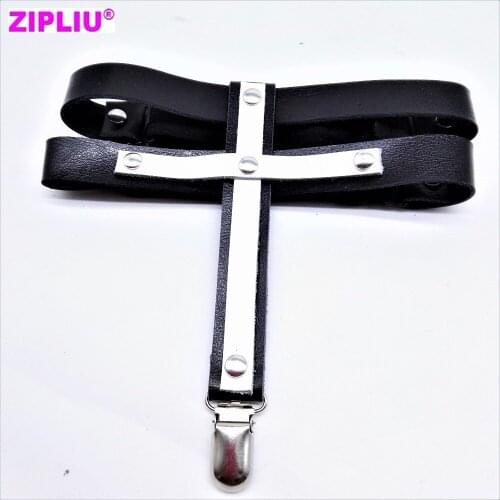 Women New Punk garter Handmade Adjustable & Elastic Leg Ring Stocking garter black white Suspender gourd clip Gothic
