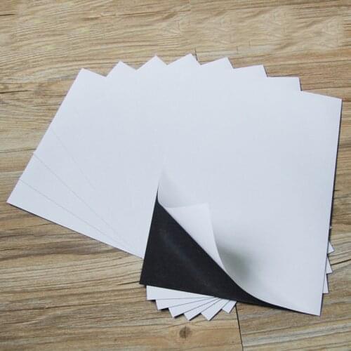 A4 5Sheets self adhesive soft rubber Magnetic Sheet board 1mm For Spellbinder Dies/Craft Strong Thin And Flexible 297x210mm