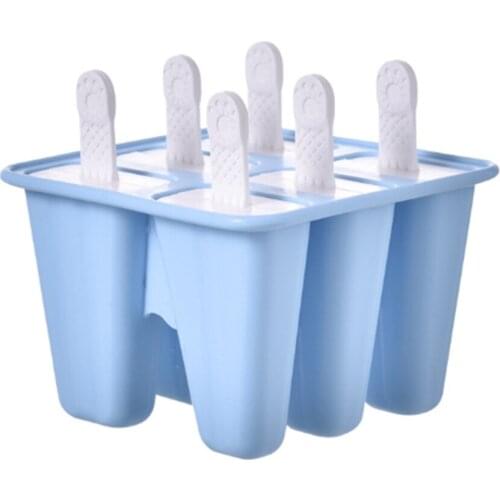 Silicone ice cream mold DIY homemade popsicle mold ice tray tray popsicle bucket juice popsicle maker with lid and sticks