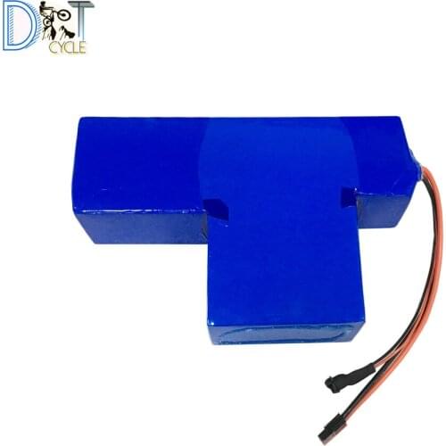Free shipping dirty ebike replacement battery T-shape 36V 35Ah Li-ion battery pack with charger for electric dirty bike