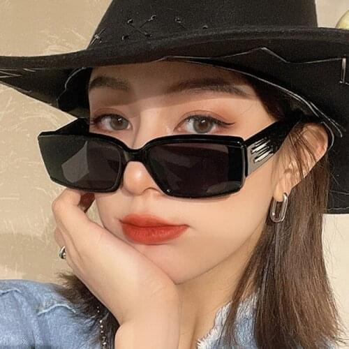 Small Rectangle Sunglasses Women Vintage Brand Designer Square Sun Glasses Shades Female UV400