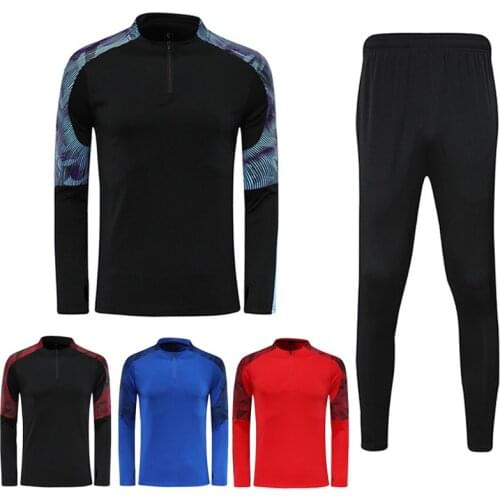 Survetement Football 2020 New Kids Men Soccer Jerseys Sets Running Jackets Sports Long Sleeve Jacket Football Tracksuit Uniforms