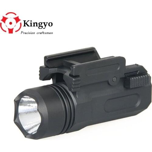Tactical Military LED Handgun Flashlight Torch For 20mm Rail Mini Glock 17 19 18C 24 Pistol Gun Light Lanterna Airsoft Light