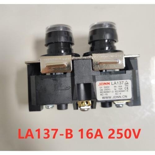 Waterproof Electric Hoist Single Ton Switch LA137-B 16A 250V