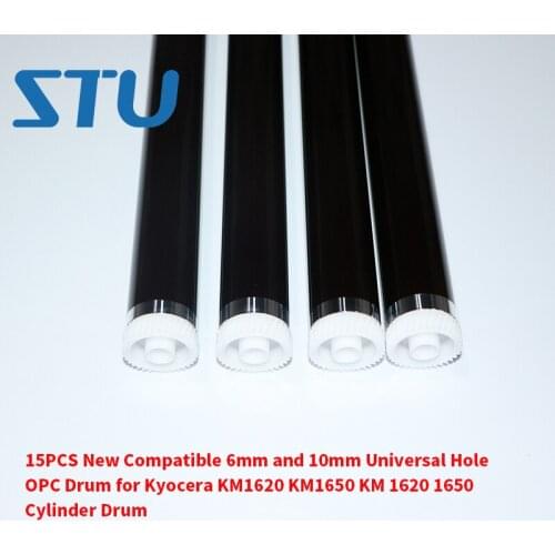 15PCS New Compatible 6mm and 10mm Universal Hole OPC Drum for Kyocera KM1620 KM1650 KM 1620 1650 Cylinder Drum