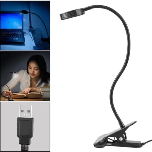 20 LED Clip Desk Light Full Touch Control Dimming 360 degree with Energy-Efficient and Eye Protection for Reading Bedroom/Office