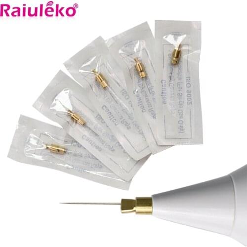 5 pcs/Lot Copper Material Replaceable Needles For Laser Warts Tattoo Spot Mole Removal Pen Skin Tag Removal Pen Accessories