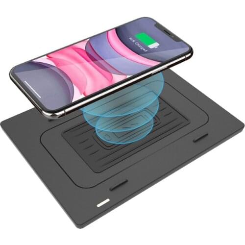 Car QI Wireless Charger Accessories Interior Modification 10W Fast Charging Phone Pad Mat For Toyota Camry 2018 2019 2020 2021