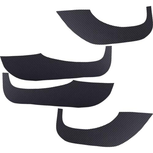 Beler 4pcs/Set Car Film Interior Car Door Anti-Kick Pad Cover Trim Fit for Kia Seltos 2020 2021 Carbon Fiber Texture