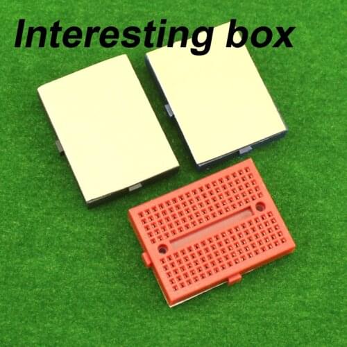 Color mini breadboard pcb production diy electronic circuit kit technology model hole board experiment equipment