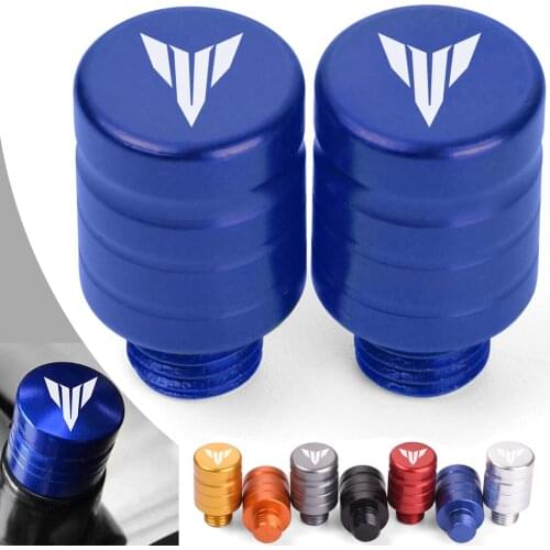 Motorcycle Aluminum Mirror Hole Plug Screw Cap Cover Bolt With Logo MT For YAMAHA MT09 MT07 FZ09 FZ07 MT125 MT25 MT10 MT03 MT01