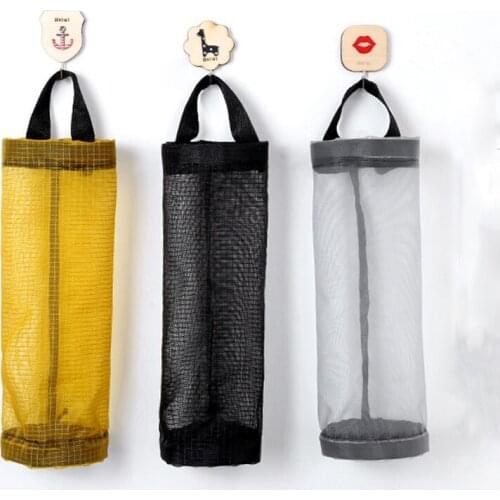 36.5*16CM Bigger Wall Hanging Storage Bag Home Grocery Bag Holder Kitchen Organizer Hanging Garbage Bag Home Organizer Storager
