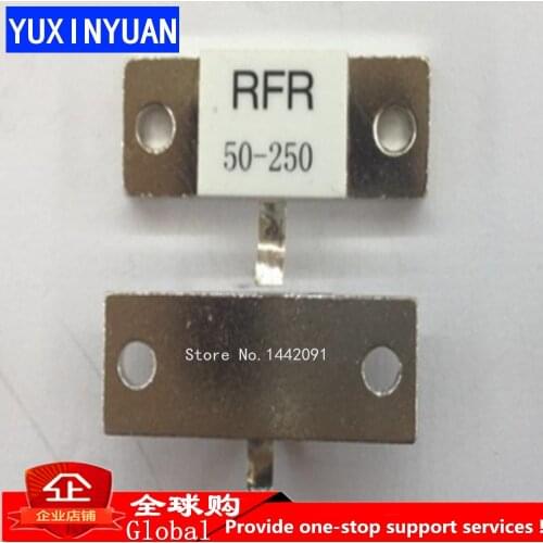 100% NEW High Frequency Resistance RFR50-250 RFR 50-250 RFR-50-250 50 Ohms 250W Dummy Load Resistor