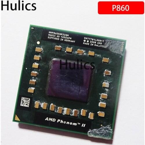 Hulics Original AMD P860 HMP860SGR32GM 2008 08 CPU Three core low power general V140 V160 V120 upgrade processor laptop