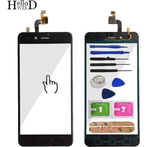 Touchscreen Front High For ZTE Nubia Z11 mini NX529J Z11mini Touch Screen Digitizer Glass Panel Lens Sensor Adhesive