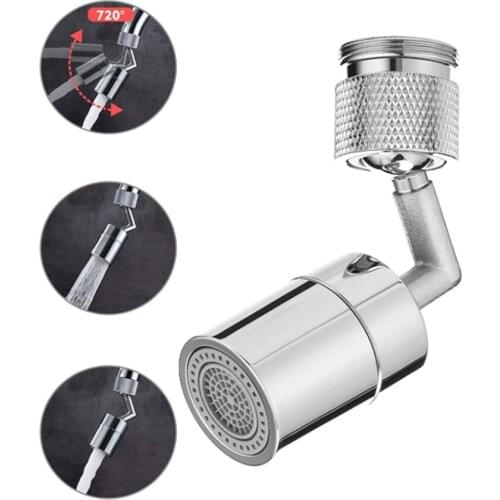 Splash proof filter faucet 720° rotating faucet sprayer head leakproof design splash proof universal filter faucet
