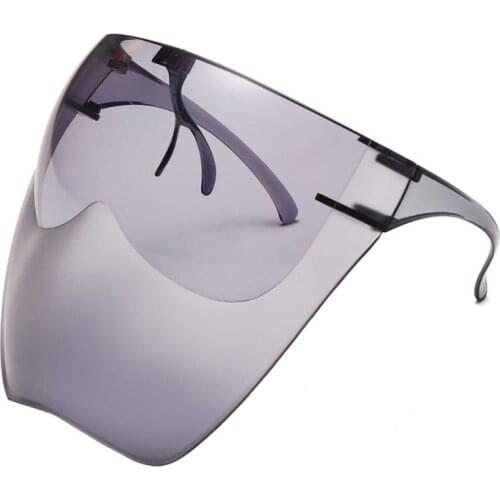 Double-sided Film Cycling Sun Glasses Anti-fog Windproof Goggles Protective Half Face Shield Colorful Eye Shield Visor Wrap