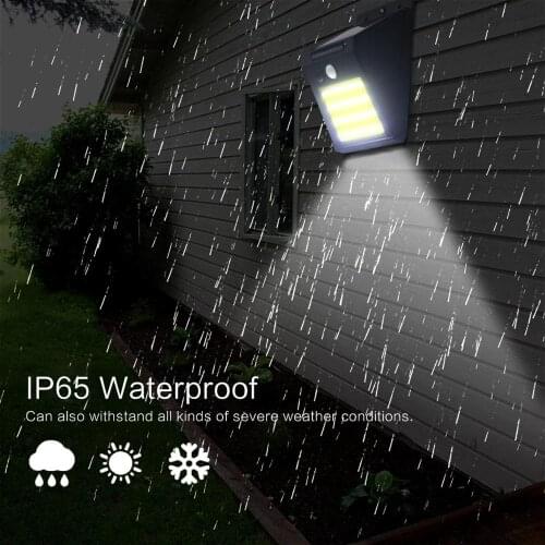 LED Solar lamp Outdoor Waterproof Solar Motion Sensor Wall Light Security Lighting with Easy Install for Patio yard
