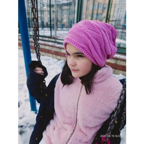 Spring Fashion Knit Hat For Women And Girls Baggy Beret Beanies Soft, Warm