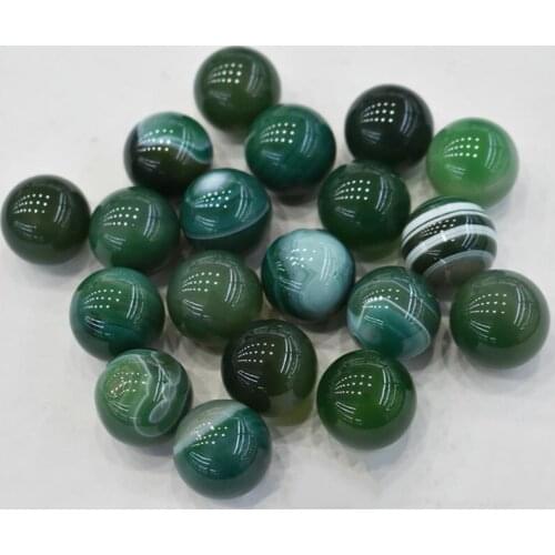 Green agate crystal ball quartz gemstones natural stones and minerals reiki healing cristal aquarium decoration