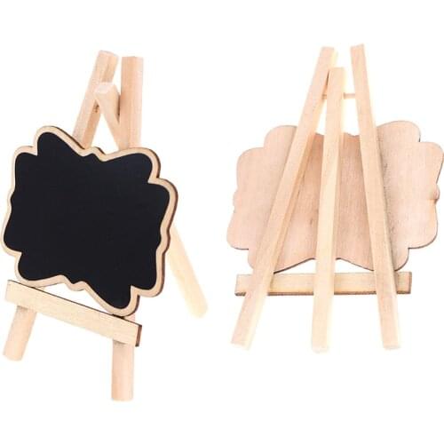 1pc DIY 1:12 1/6 Wooden Mini Chalkboard Model Dollhouse Miniatures Accessories Childrens Room Accessories Small Blackboard