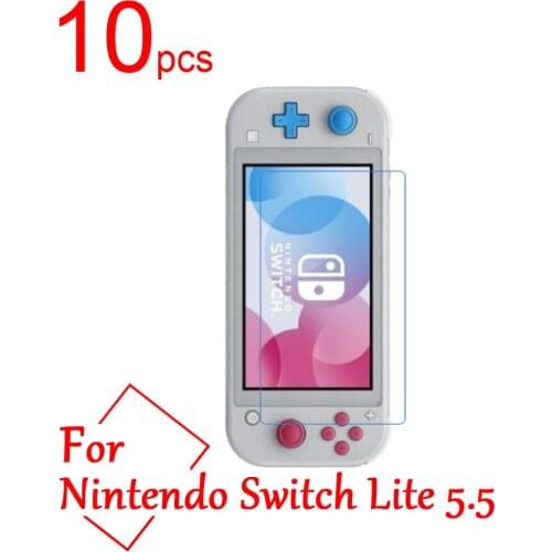 10pcs Ultra Clear glossy/Matte/Nano anti-Explosion LCD Screen Protectors Cover For nintend switch Lite 5.5" Protective Film