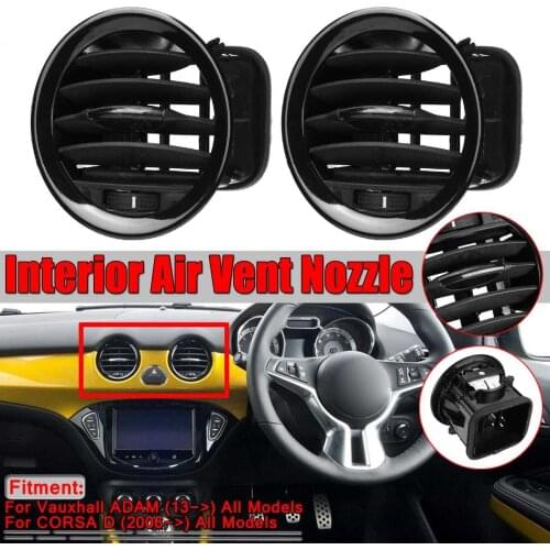 Car Interior Heater A/C Air Vent Cover Outlet Grille For Vauxhall Opel ADAM/CORSA D MK3 Air Conditioning Vents Trim Covers