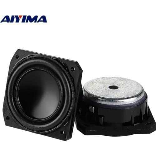 AIYIMA 1.5 INCH 40MM Audio Speaker 4Ohm 8W Full Range Frequency MIni KSV Coil Neodymium Loudspeaker for Echo Dot3 Smart 2PCS