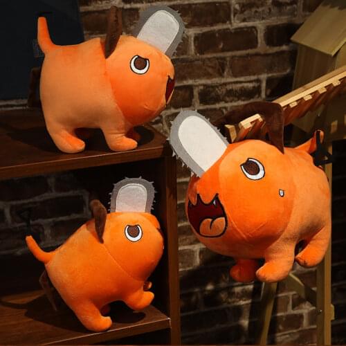 Anime Pillow Hugs Chainsaw Man Pochita Plush Decorative Stuffed Sofa Cushions Sleeping Pillows for Bed Kids Room Decor Home