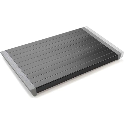 BBQ Fast Defrosting Tray for Freeze Meat Meat Defroster Tray Aluminum Meat Thawing Board Defrosting Plate Board