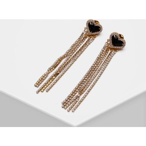 Amorita boutique Vintage love tassel drop earrings