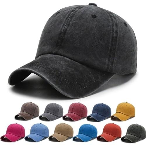 Cap Women Men Washed Cotton Baseball Cap Unisex Casual Adjustable Caps Outdoor Trucker Snapback Hats
