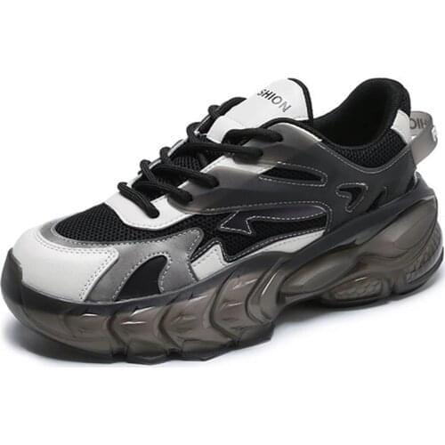 RASMEUP Chunky Sneakers Spring Women Classic Platform Vulcanize Shoes Breathable Mesh All Season Leisure Fashion Female Shoes