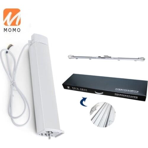 Curtain Motor+remote control+4 meter tracl kit work all certified z-wave Curtain Motor kit